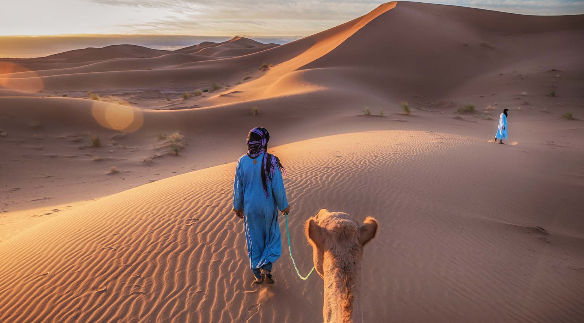 Camel Trek in Sahara Desert